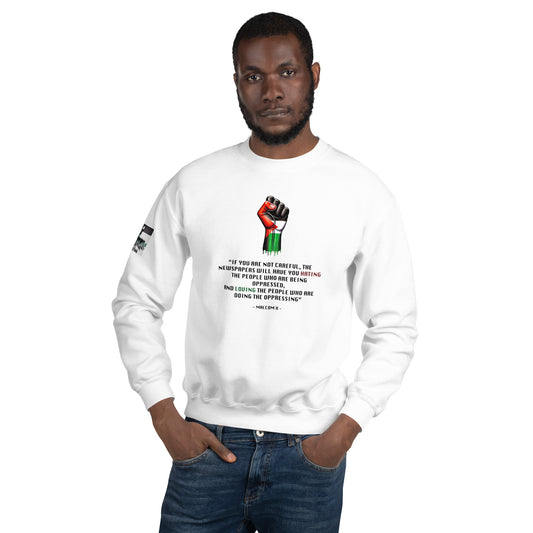 People for Palestine Sweatshirt v13, Unisex Crew Neck Sweatshirt | Gildan 18000