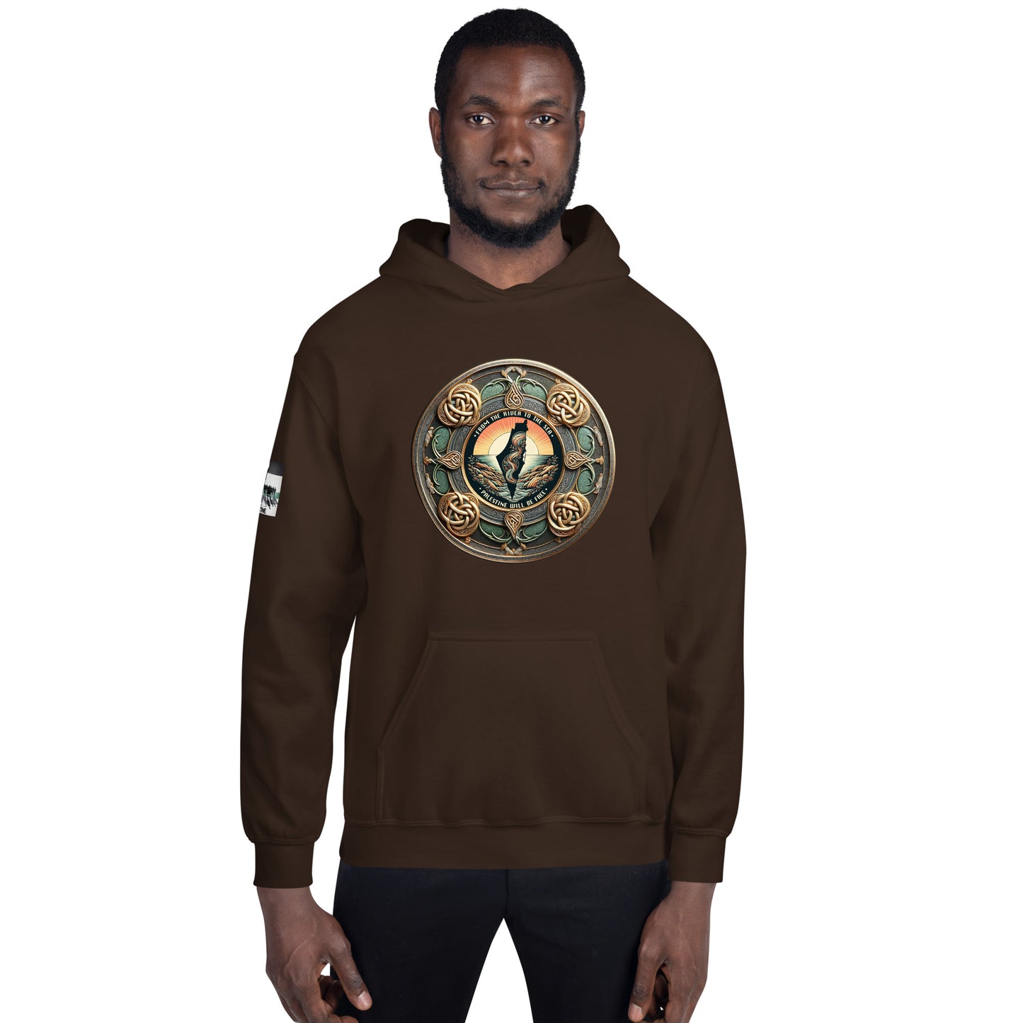 People for Palestine Hoodie v10, Unisex Heavy Blend Hoodie | Gildan 18500