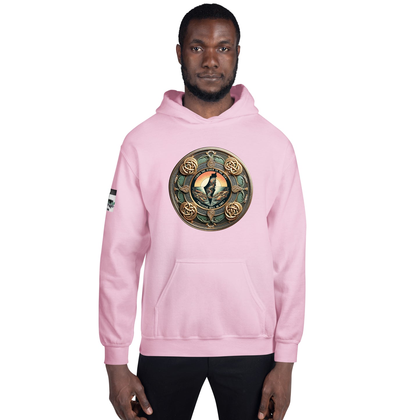 People for Palestine Hoodie v10, Unisex Heavy Blend Hoodie | Gildan 18500