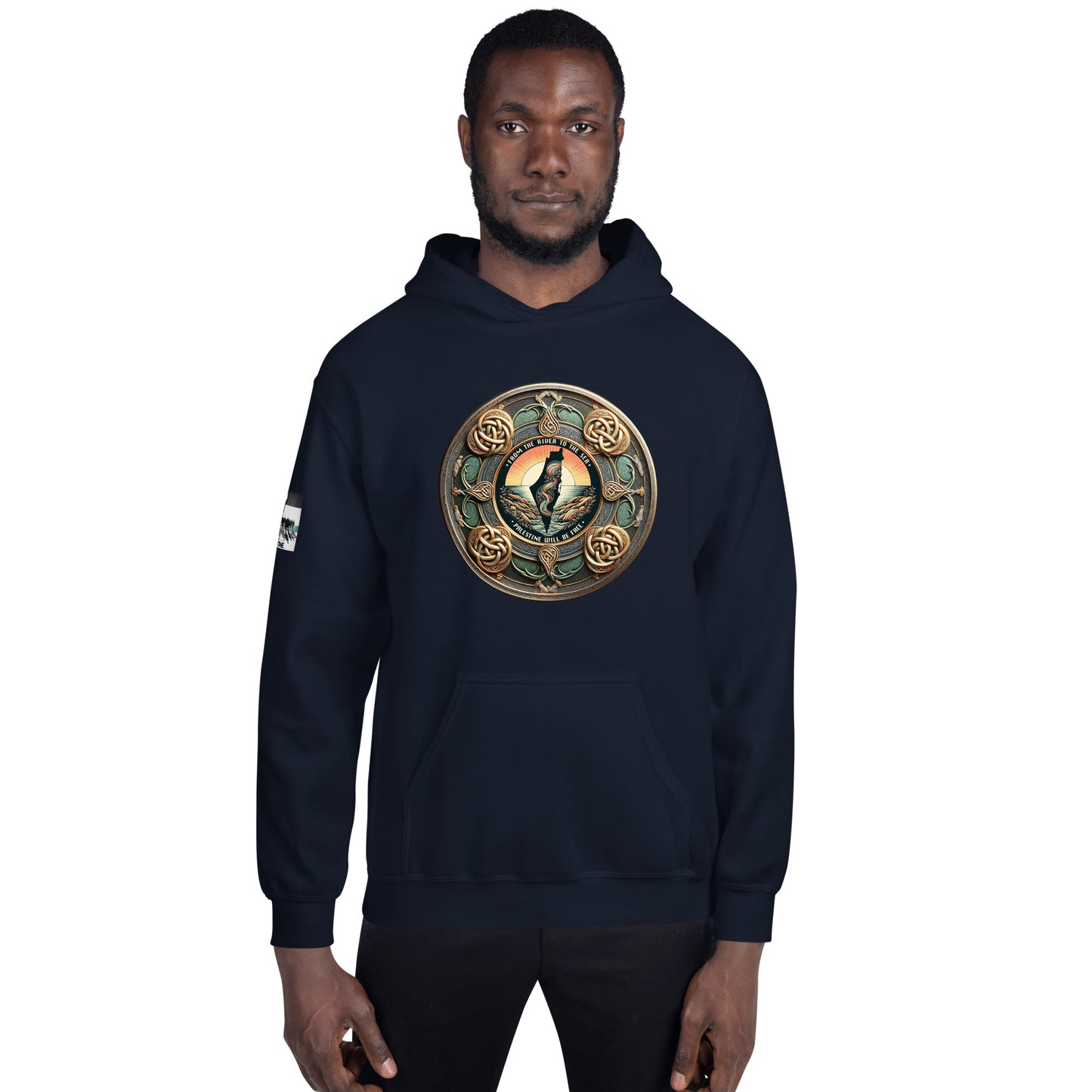 People for Palestine Hoodie v10, Unisex Heavy Blend Hoodie | Gildan 18500