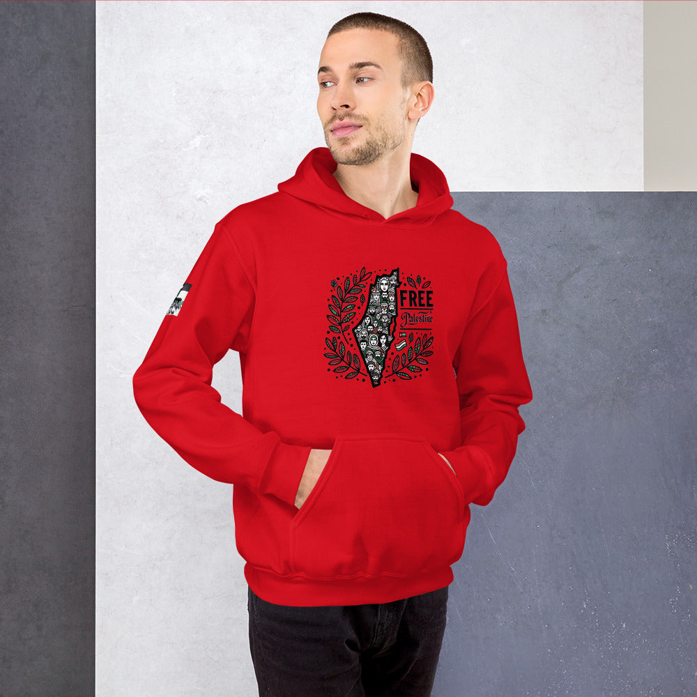 People for Palestine Hoodie v1, Unisex Heavy Blend Hoodie | Gildan 18500