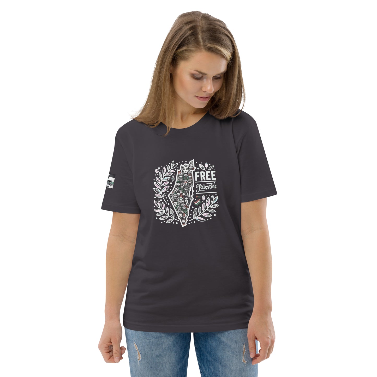 People for Palestine Tee v1, Unisex Organic Cotton T-Shirt | Stanley/Stella STTU755