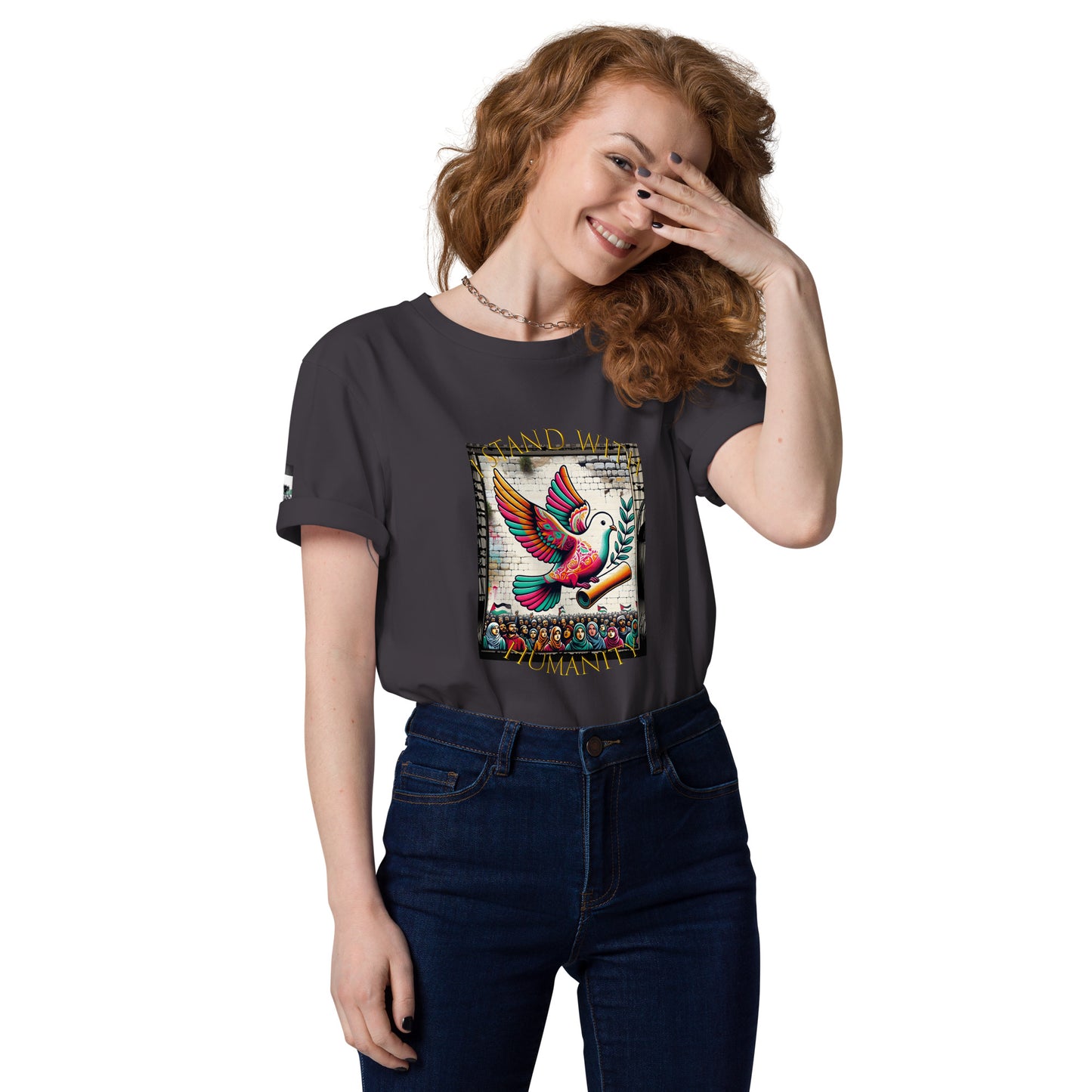 People for Palestine Tee v7, Unisex Organic Cotton T-Shirt | Stanley/Stella STTU755