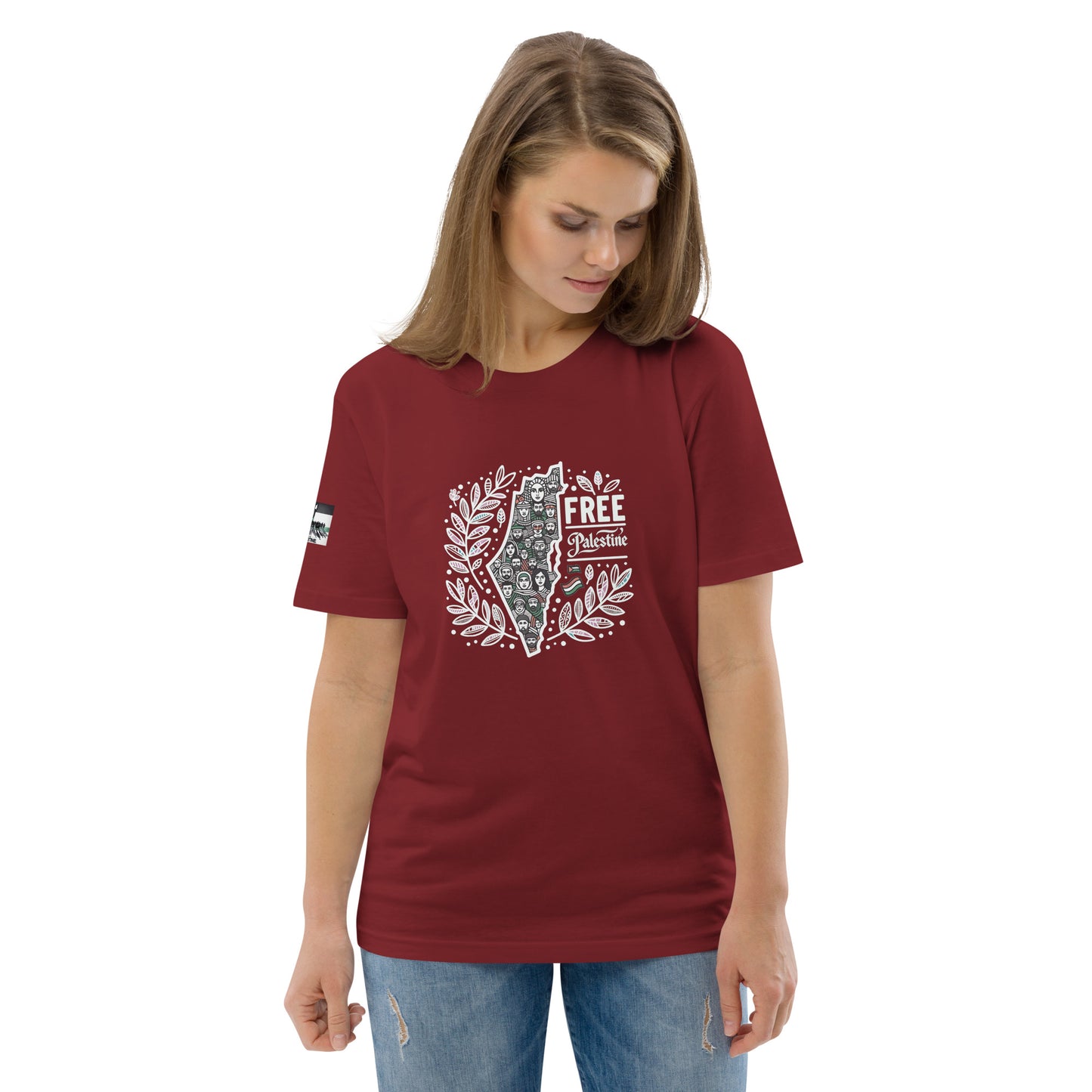 People for Palestine Tee v1, Unisex Organic Cotton T-Shirt | Stanley/Stella STTU755