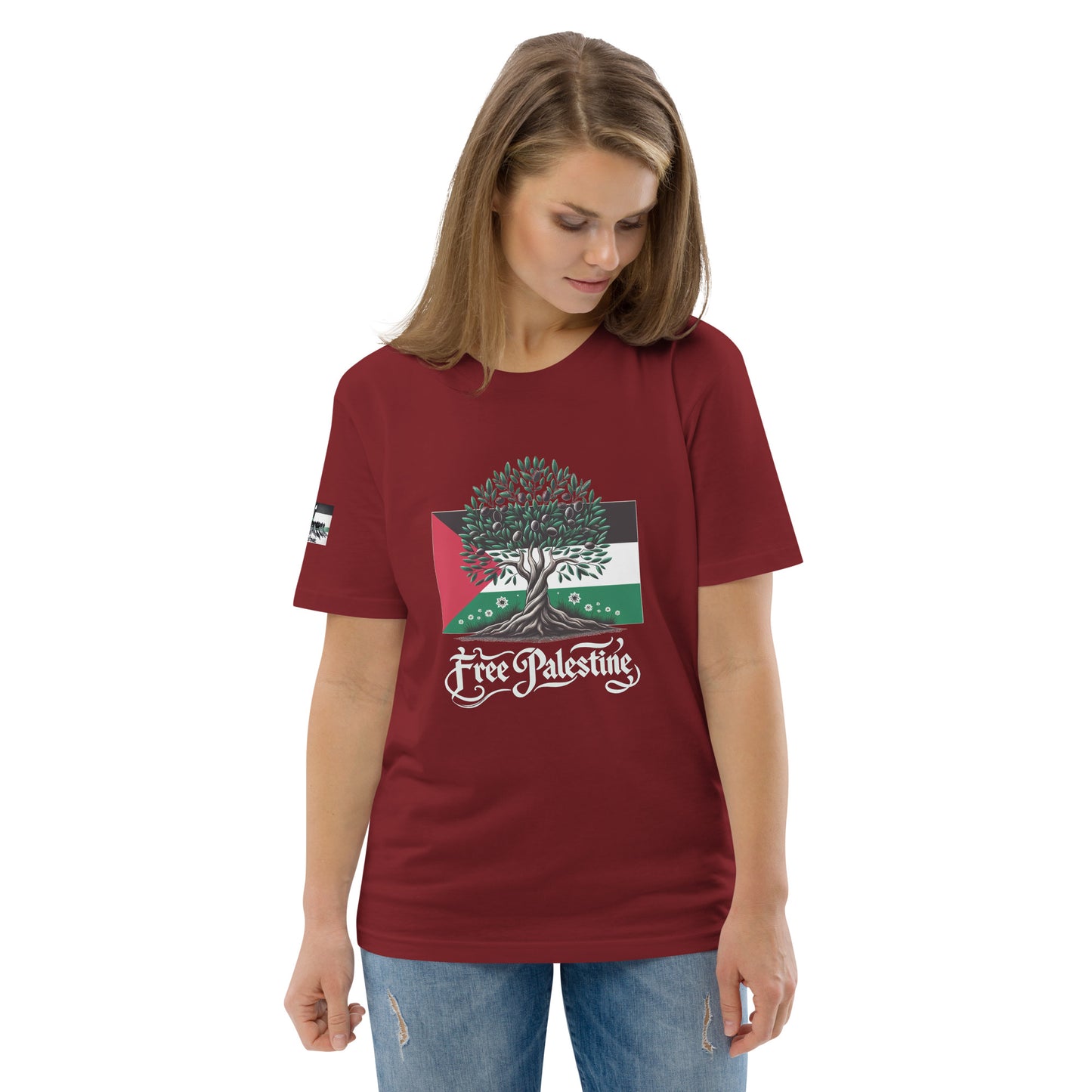 People for Palestine Tee v14, Unisex Organic Cotton T-Shirt | Stanley/Stella STTU755