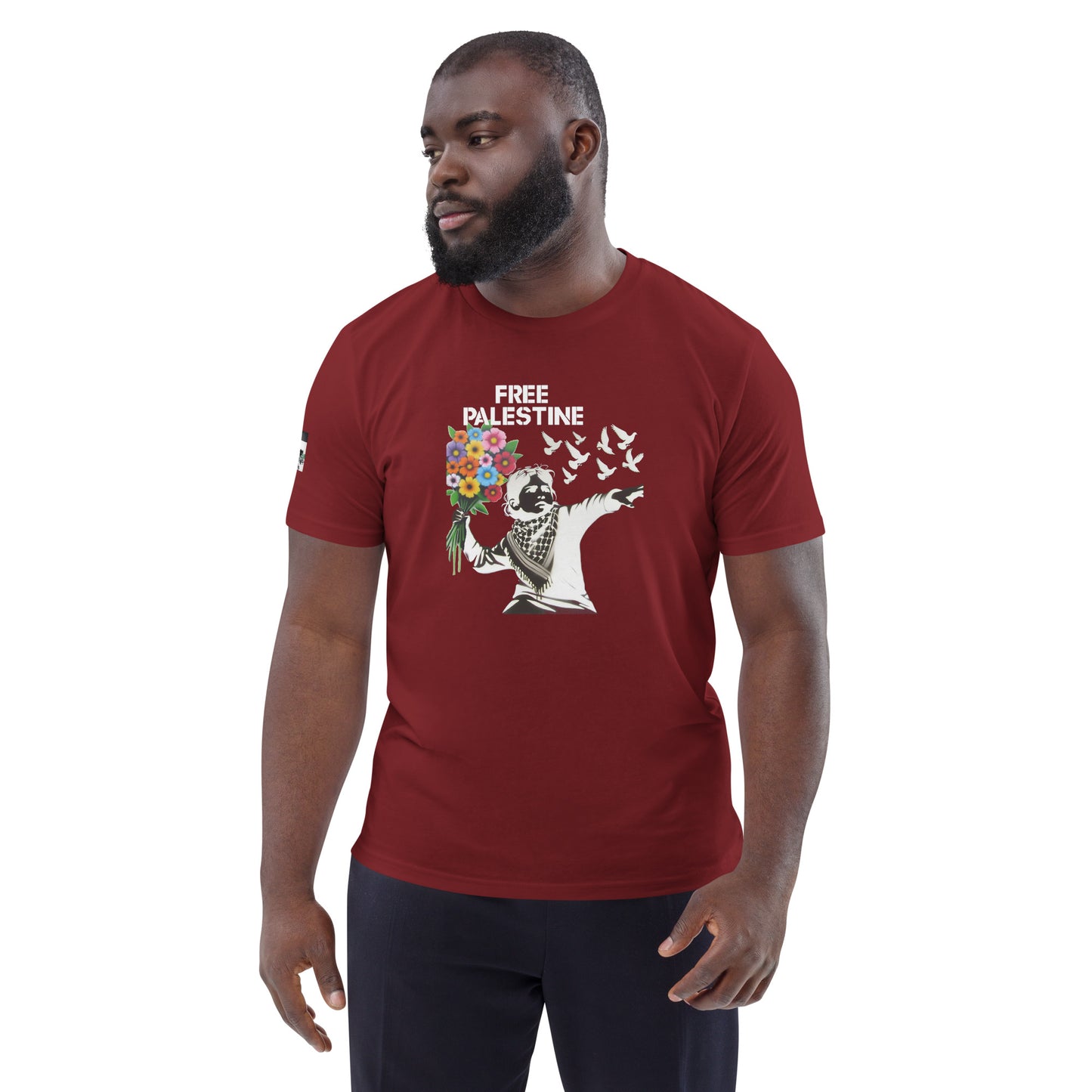 People for Palestine Tee v5, Unisex Organic Cotton T-Shirt | Stanley/Stella STTU755