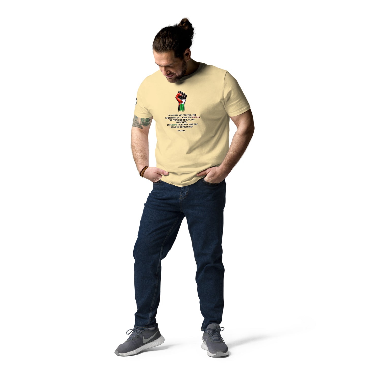 People for Palestine Tee v13, Unisex Organic Cotton T-Shirt | Stanley/Stella STTU755