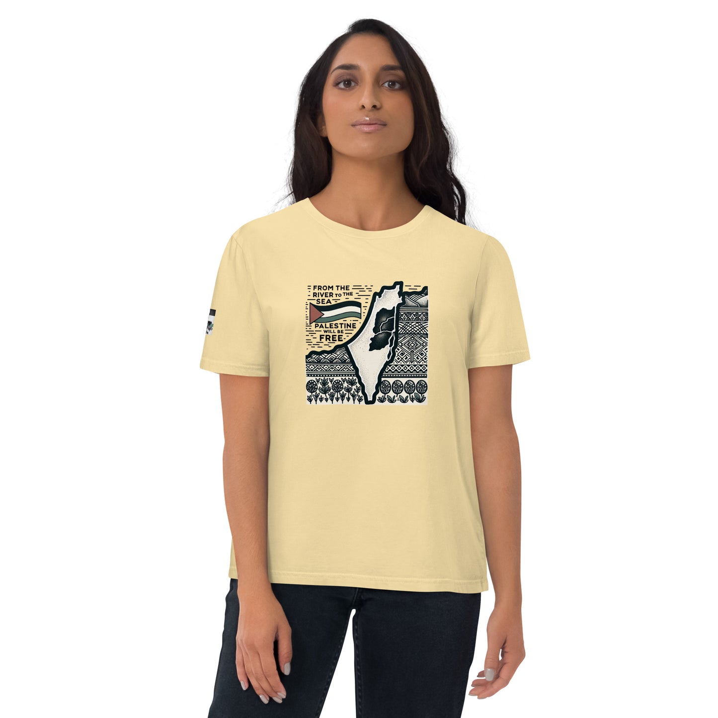 People for Palestine Tee v2, Unisex Organic Cotton T-Shirt | Stanley/Stella STTU755