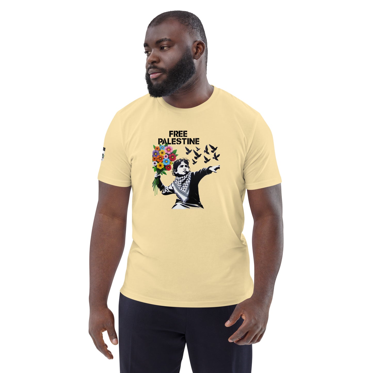 People for Palestine Tee v5, Unisex Organic Cotton T-Shirt | Stanley/Stella STTU755