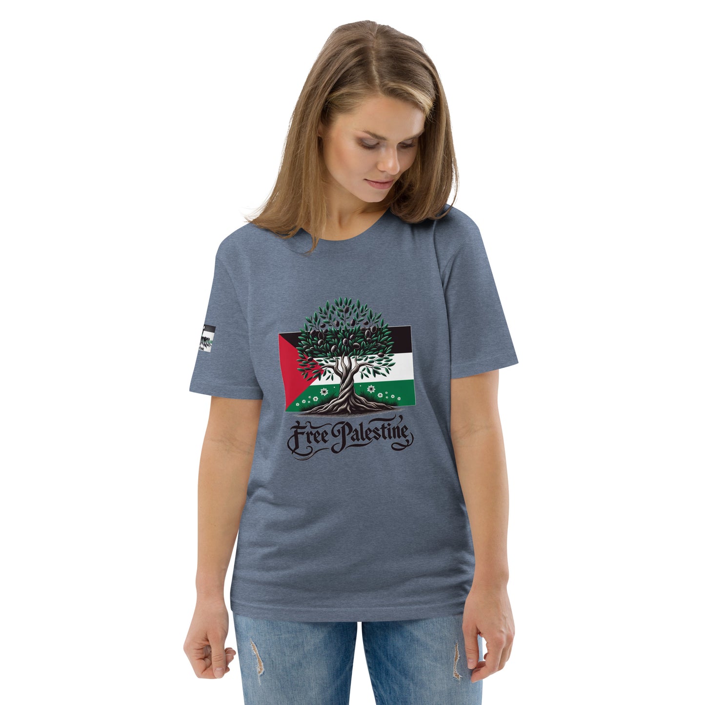 People for Palestine Tee v14, Unisex Organic Cotton T-Shirt | Stanley/Stella STTU755