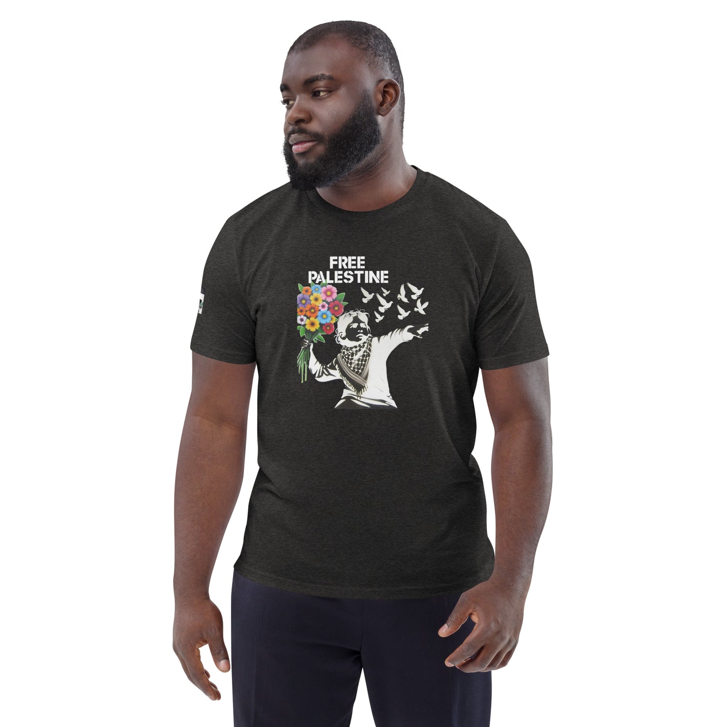 People for Palestine Tee v5, Unisex Organic Cotton T-Shirt | Stanley/Stella STTU755