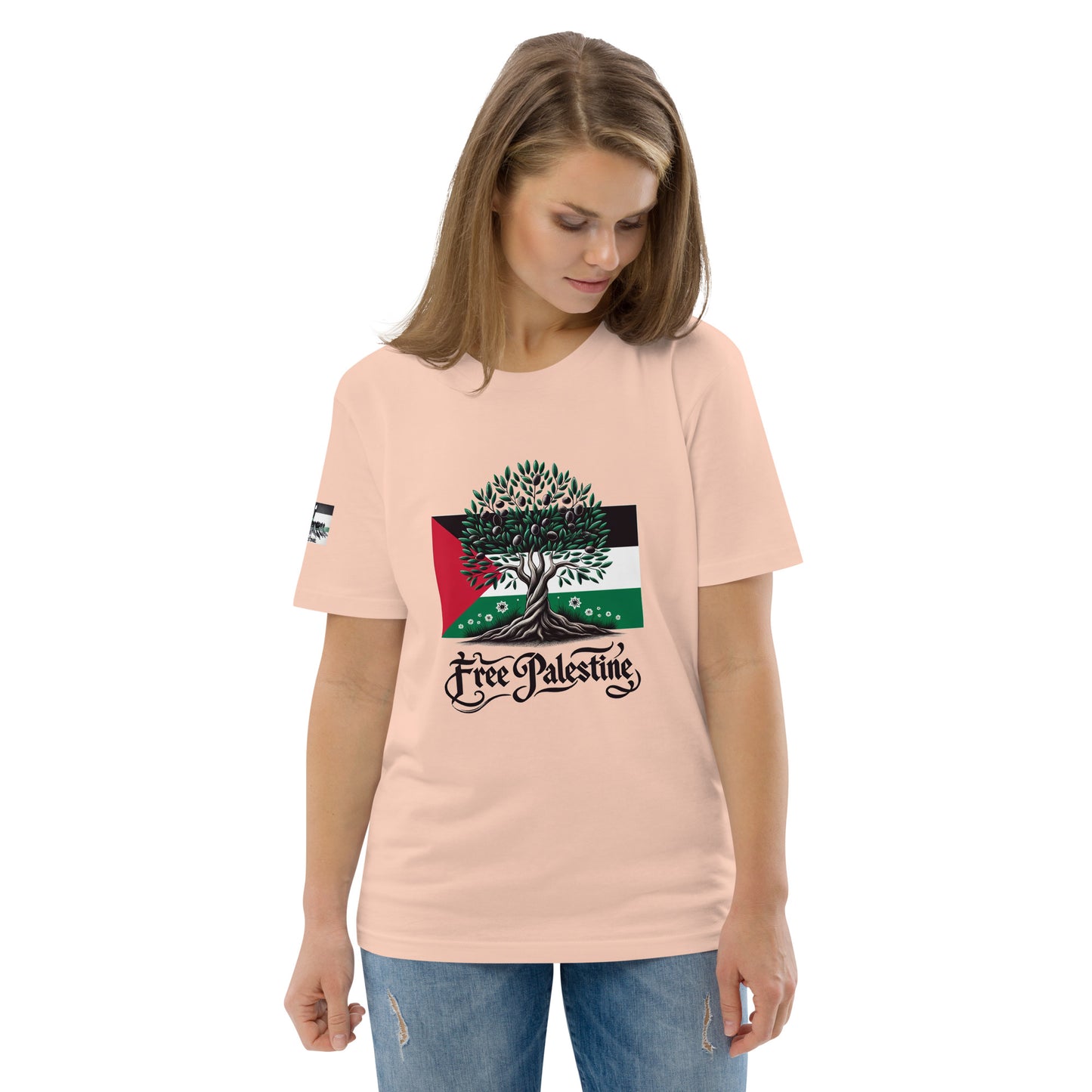 People for Palestine Tee v14, Unisex Organic Cotton T-Shirt | Stanley/Stella STTU755