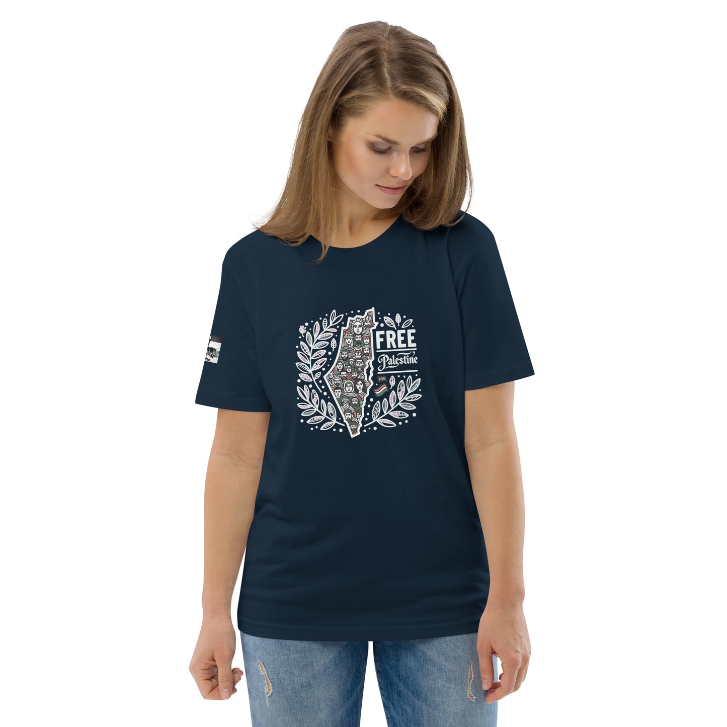 People for Palestine Tee v1, Unisex Organic Cotton T-Shirt | Stanley/Stella STTU755