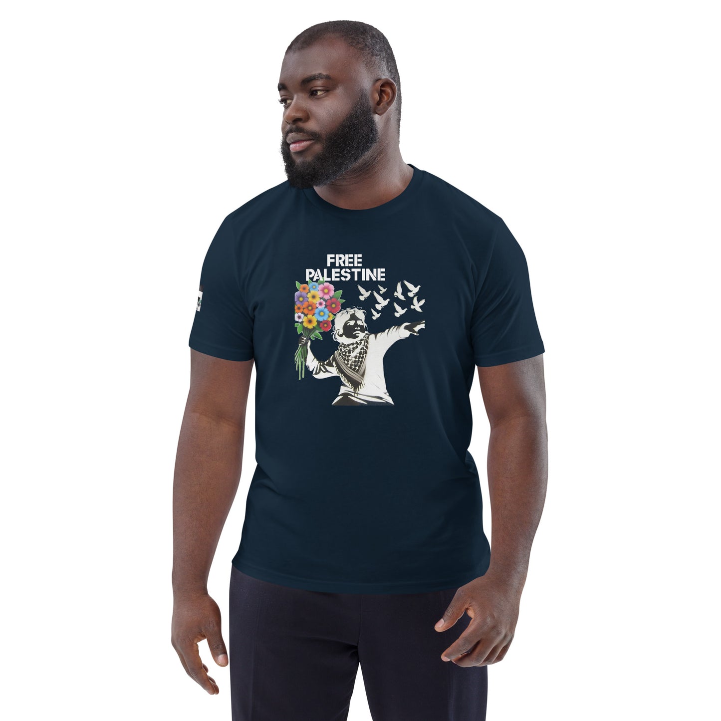 People for Palestine Tee v5, Unisex Organic Cotton T-Shirt | Stanley/Stella STTU755