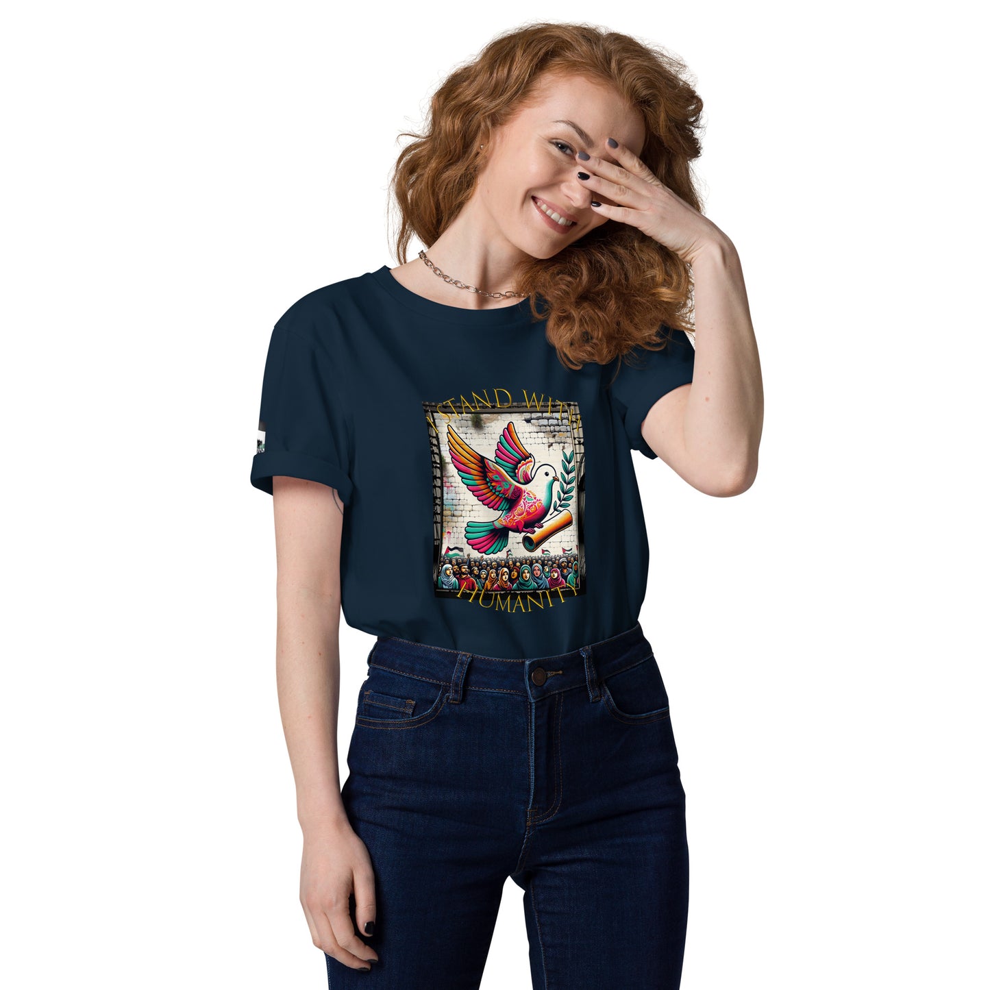 People for Palestine Tee v7, Unisex Organic Cotton T-Shirt | Stanley/Stella STTU755