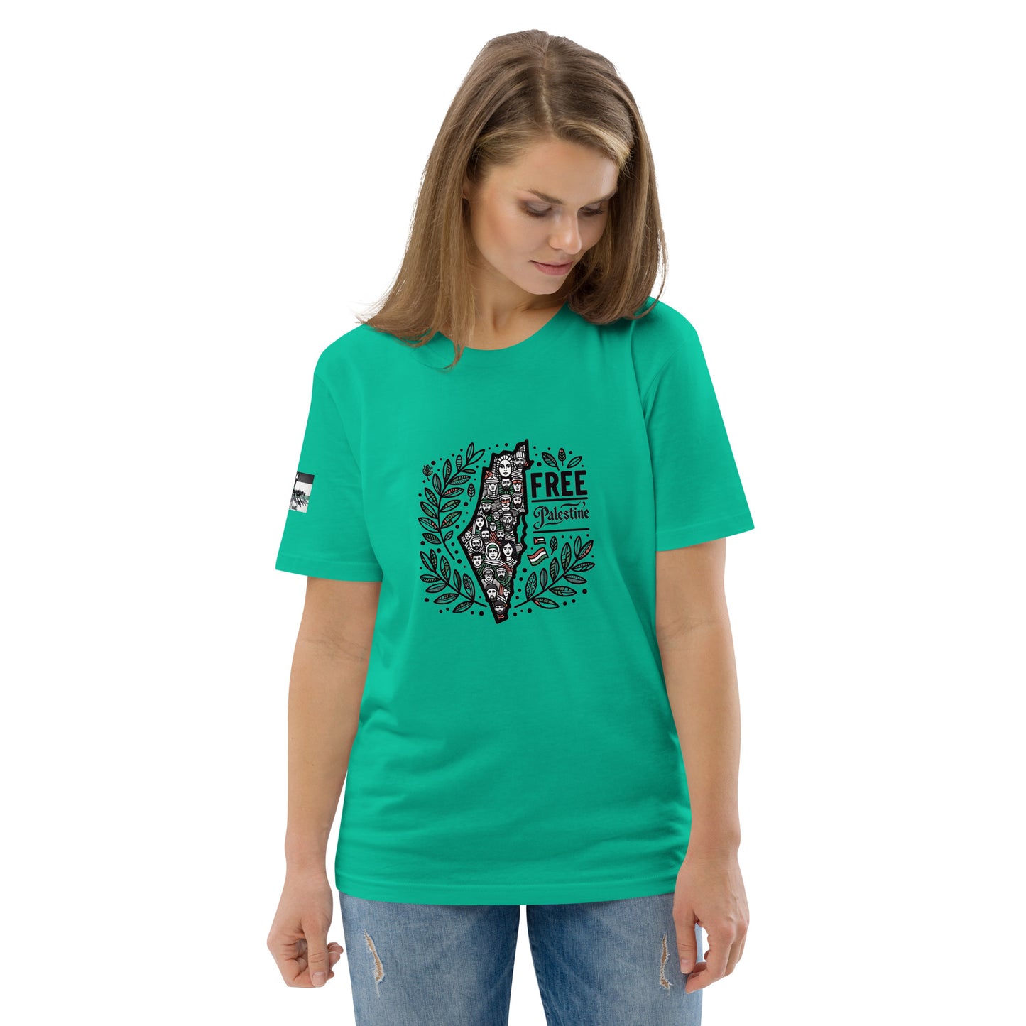 People for Palestine Tee v1, Unisex Organic Cotton T-Shirt | Stanley/Stella STTU755