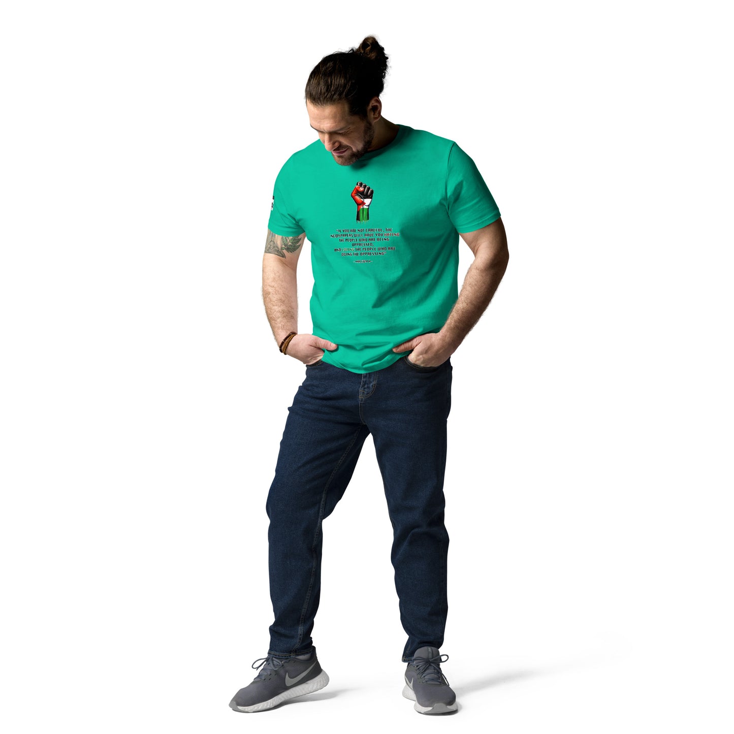 People for Palestine Tee v13, Unisex Organic Cotton T-Shirt | Stanley/Stella STTU755