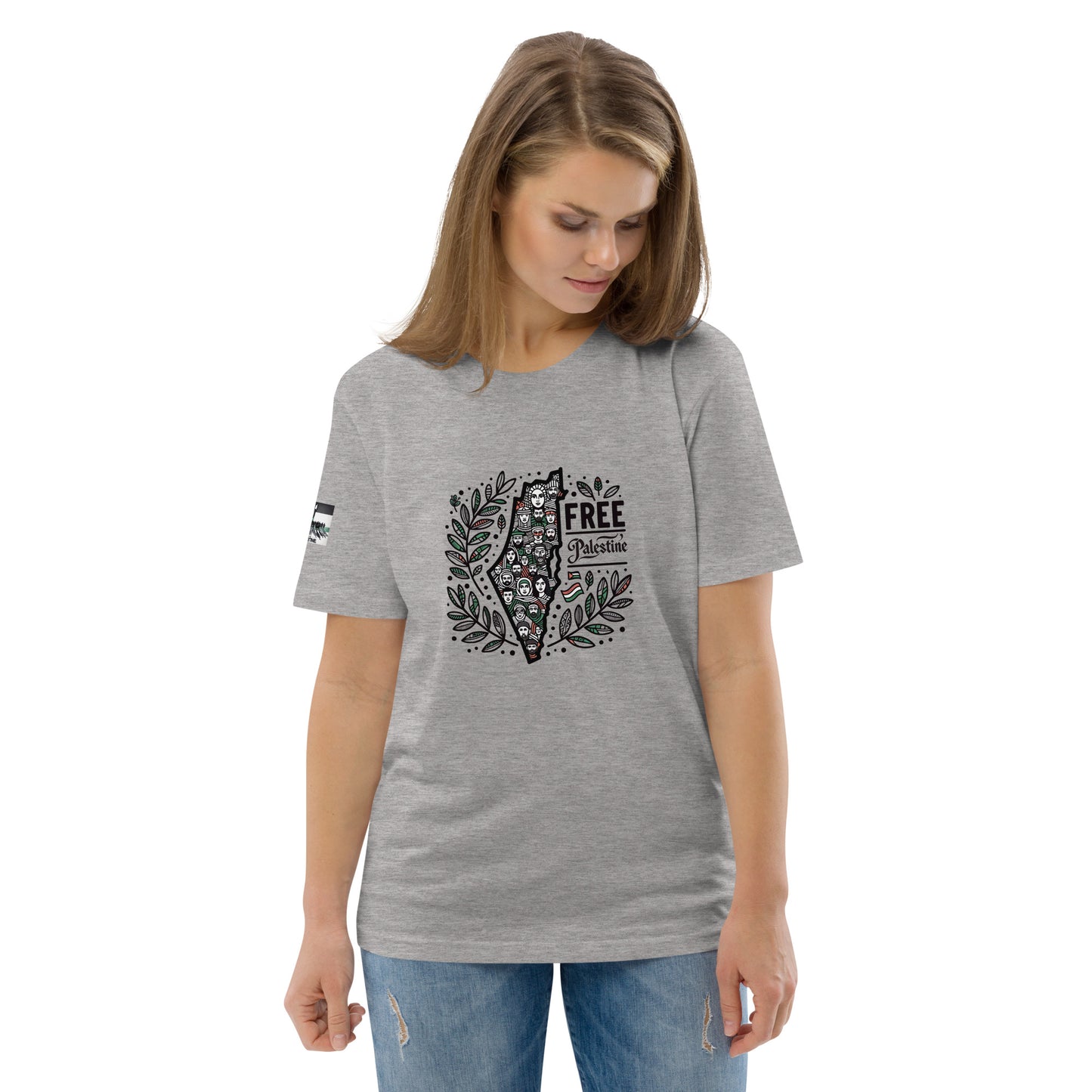 People for Palestine Tee v1, Unisex Organic Cotton T-Shirt | Stanley/Stella STTU755