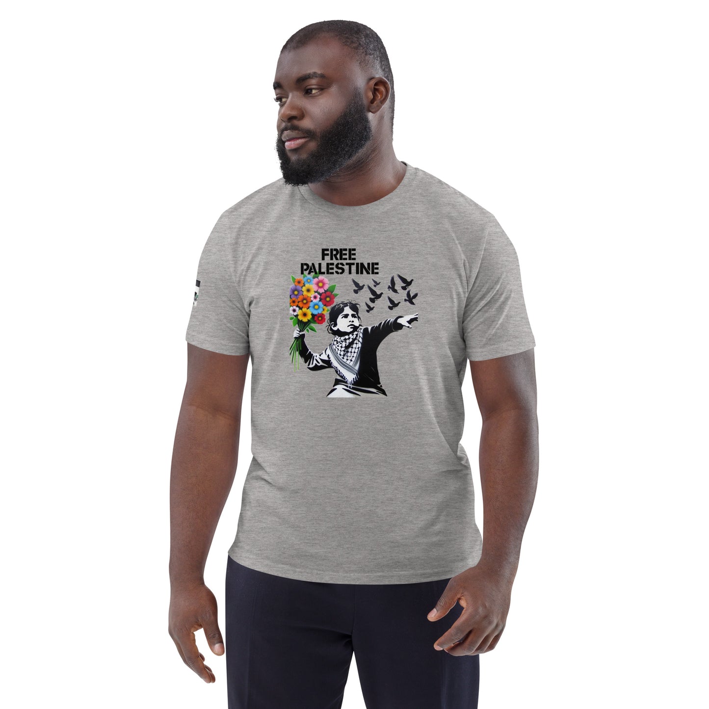 People for Palestine Tee v5, Unisex Organic Cotton T-Shirt | Stanley/Stella STTU755