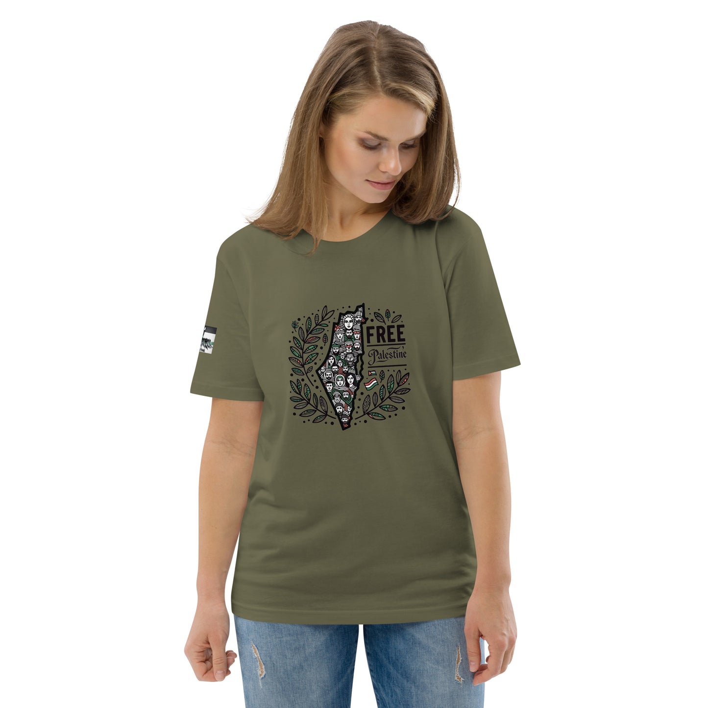 People for Palestine Tee v1, Unisex Organic Cotton T-Shirt | Stanley/Stella STTU755