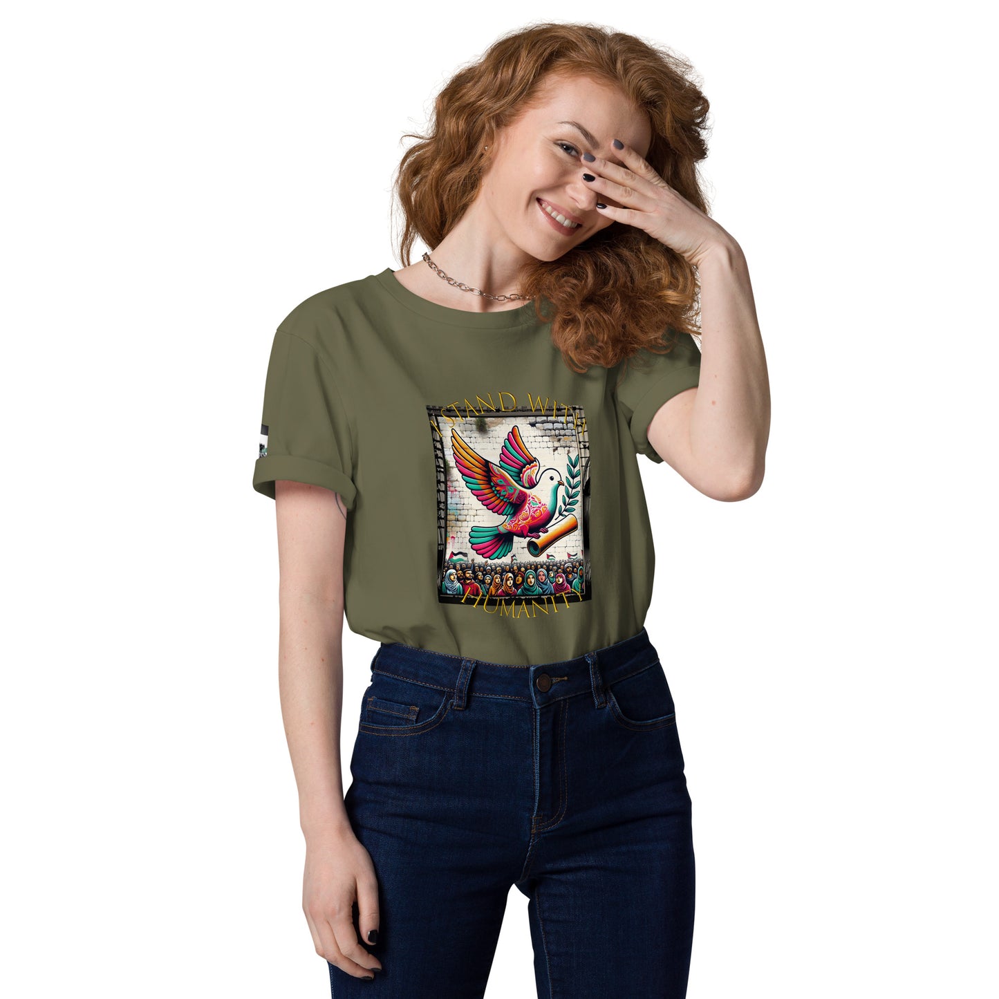 People for Palestine Tee v7, Unisex Organic Cotton T-Shirt | Stanley/Stella STTU755