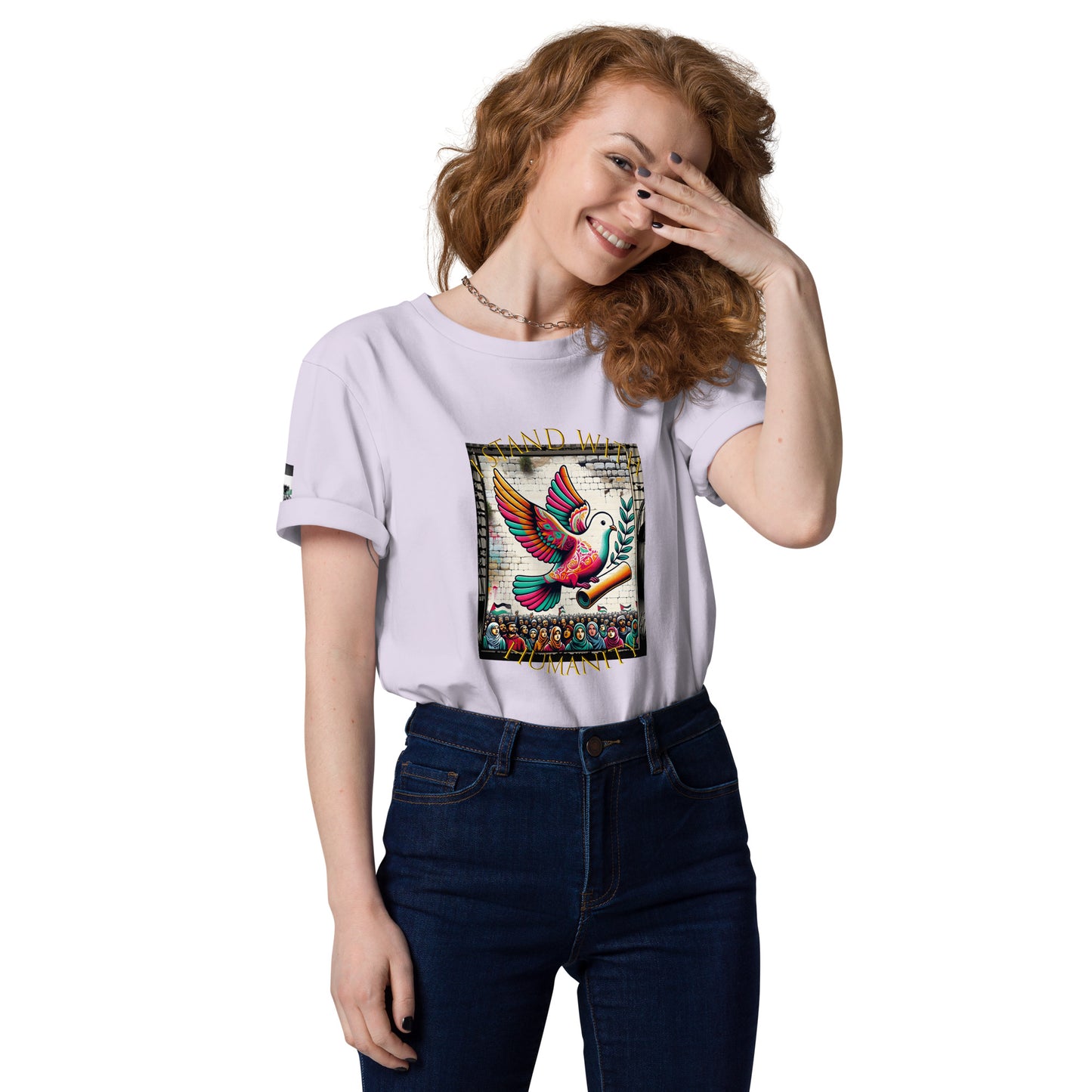 People for Palestine Tee v7, Unisex Organic Cotton T-Shirt | Stanley/Stella STTU755