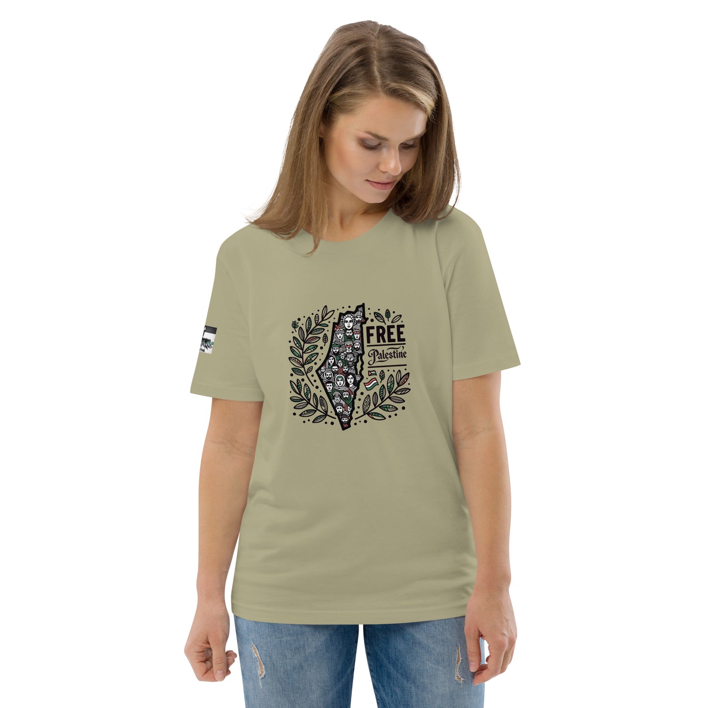 People for Palestine Tee v1, Unisex Organic Cotton T-Shirt | Stanley/Stella STTU755