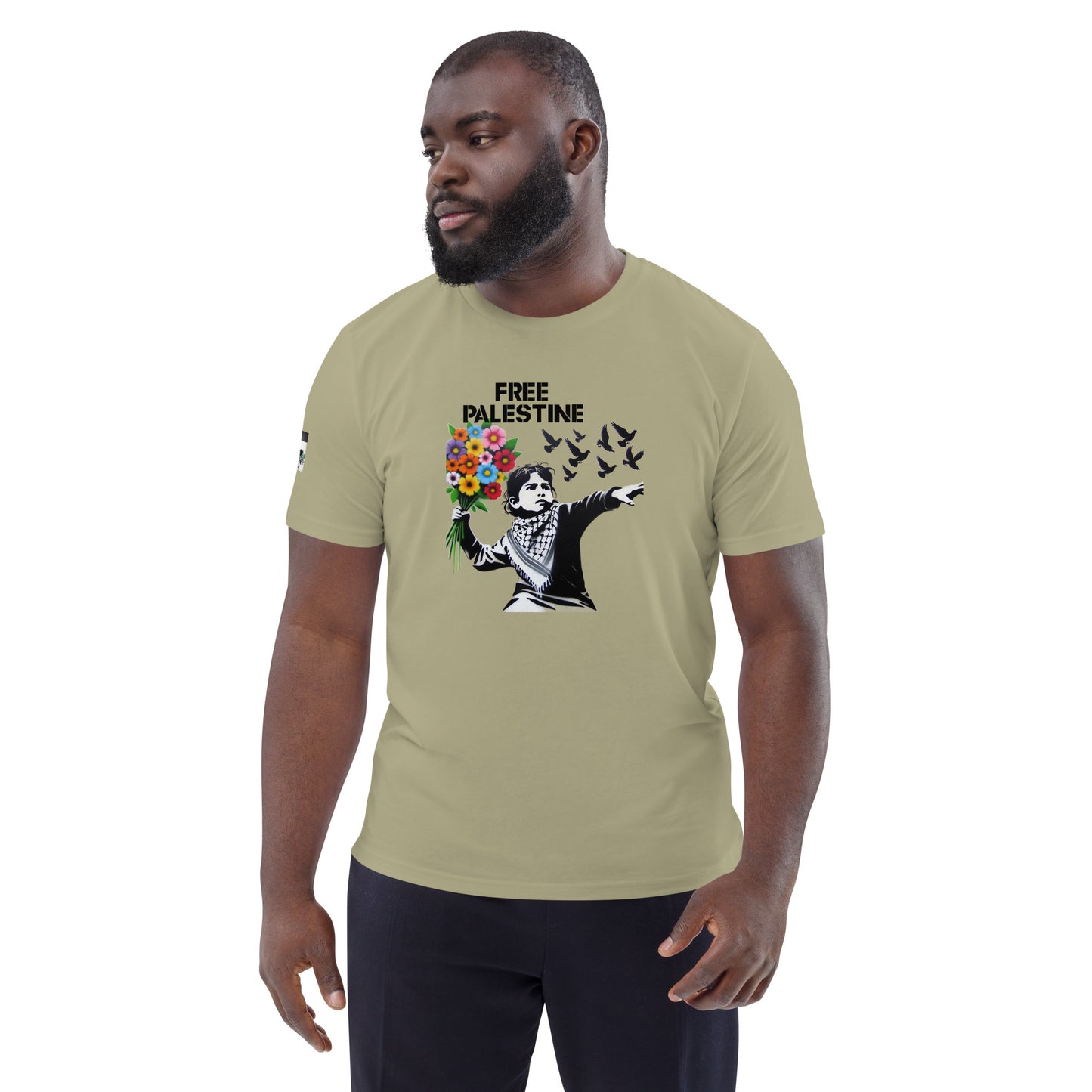 People for Palestine Tee v5, Unisex Organic Cotton T-Shirt | Stanley/Stella STTU755