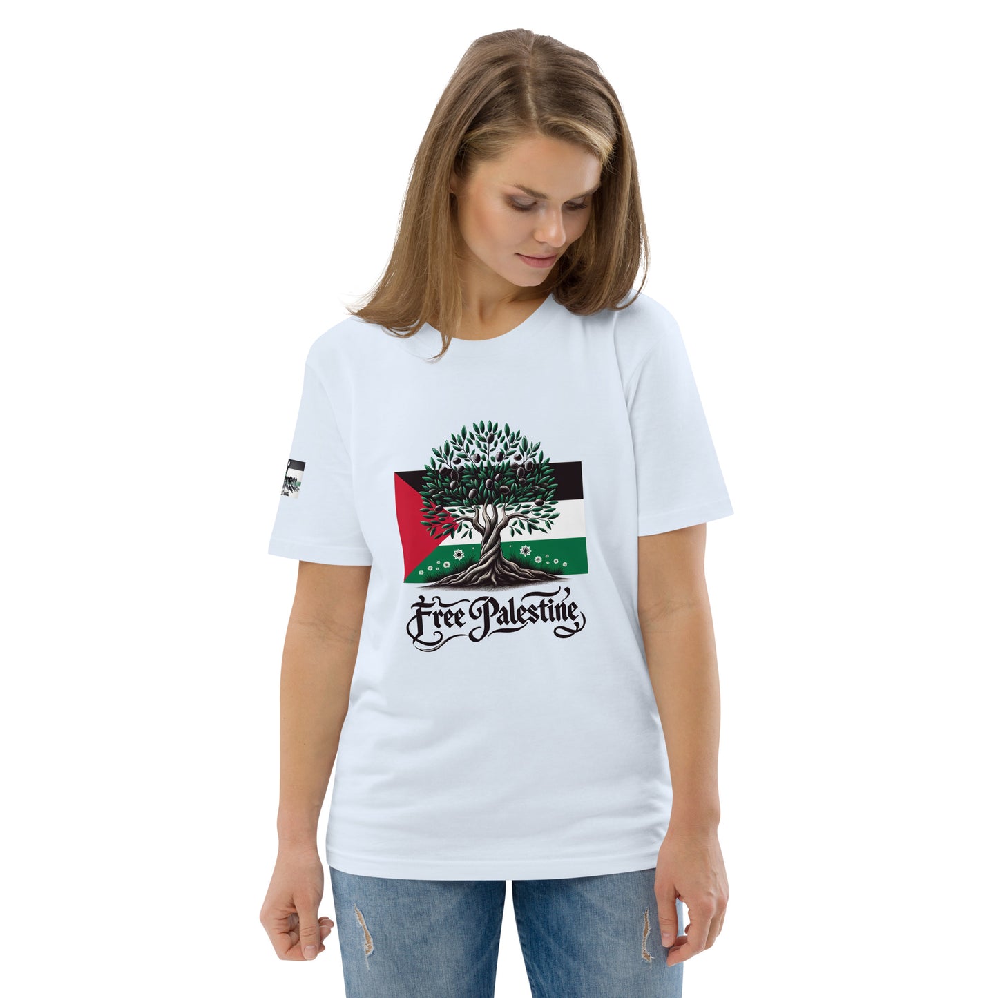 People for Palestine Tee v14, Unisex Organic Cotton T-Shirt | Stanley/Stella STTU755