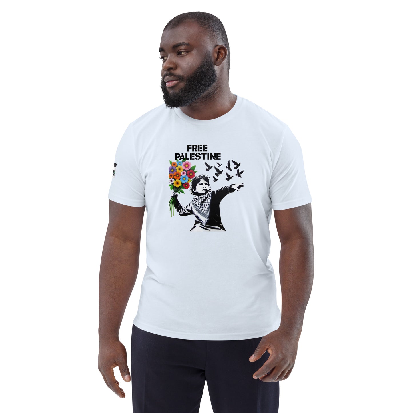 People for Palestine Tee v5, Unisex Organic Cotton T-Shirt | Stanley/Stella STTU755