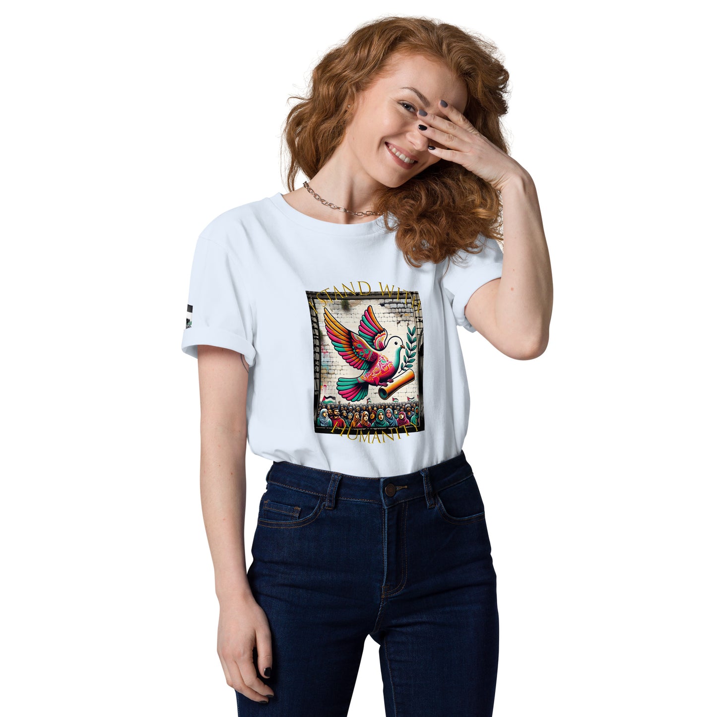 People for Palestine Tee v7, Unisex Organic Cotton T-Shirt | Stanley/Stella STTU755