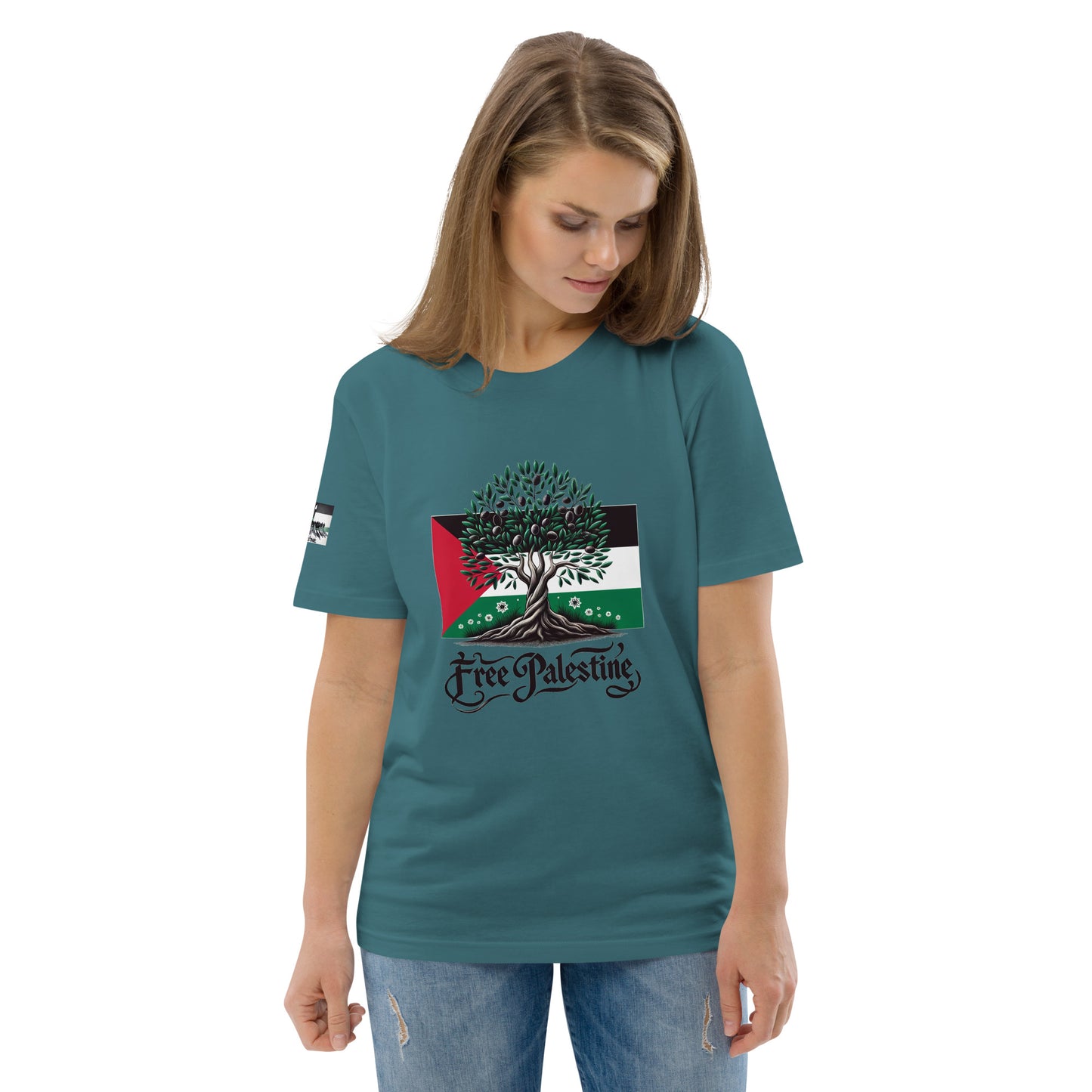 People for Palestine Tee v14, Unisex Organic Cotton T-Shirt | Stanley/Stella STTU755