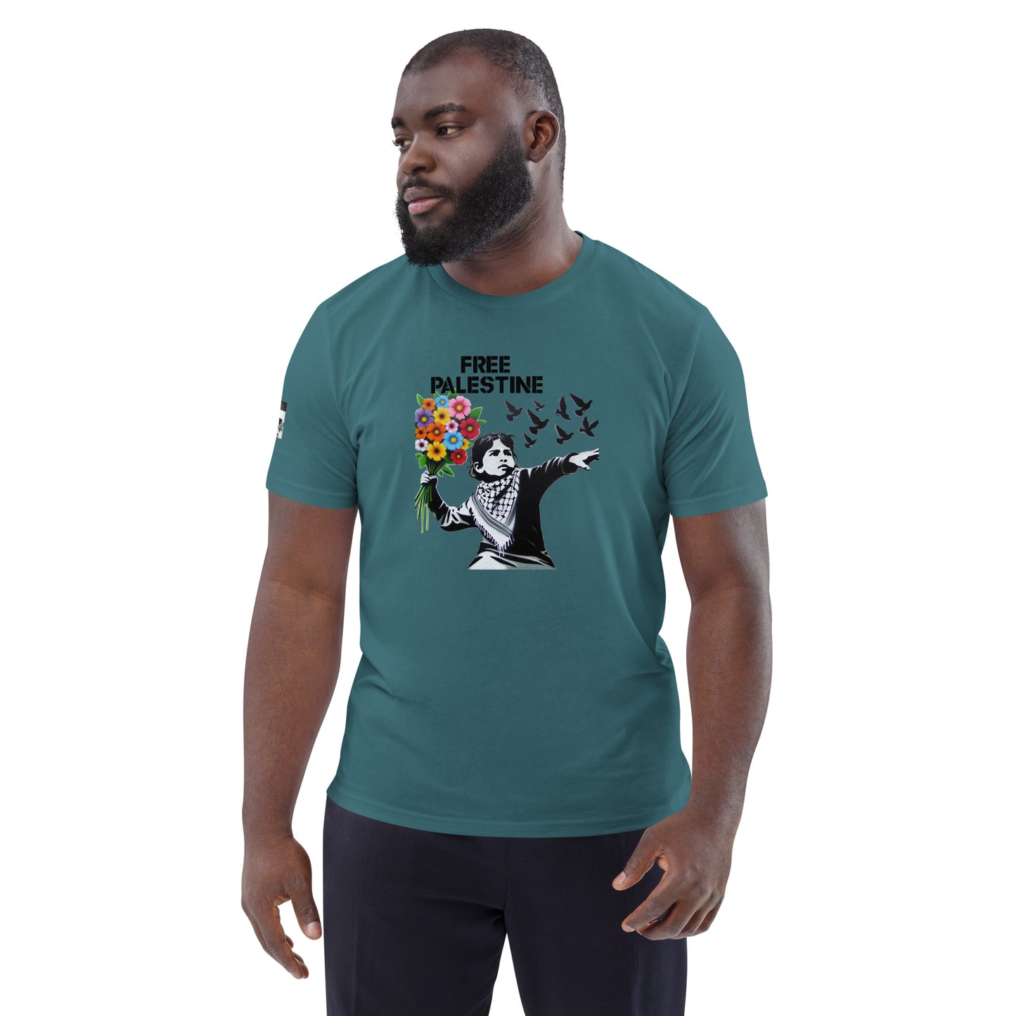 People for Palestine Tee v5, Unisex Organic Cotton T-Shirt | Stanley/Stella STTU755